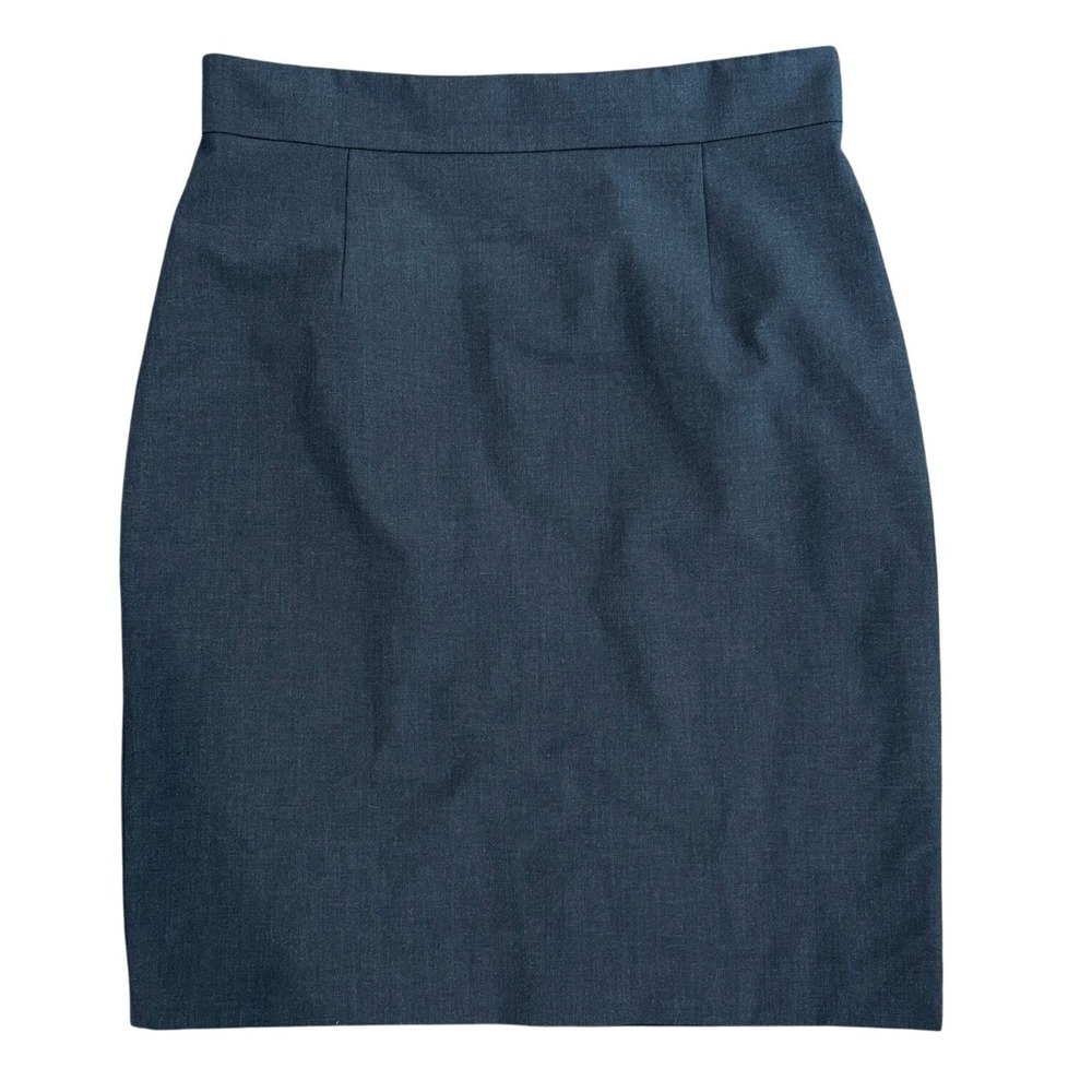 Antonio Melani Navy Blue Classic Office Career Knee Length Pencil Skirt Size 8